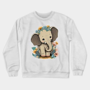 Adorable elephant Crewneck Sweatshirt